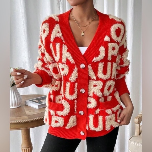 Sweaters - Drape shoulder cardigan sweater womens different sizes available
